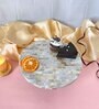 Mother of Pearl White Stone Cake Stand