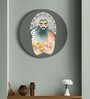 Round Multicolour Blessings Of Greek Gods Canvas Art Print