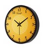 Round Multicolour Plastic Wall Clock