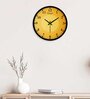 Round Multicolour Plastic Wall Clock
