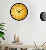 Round Multicolour Plastic Wall Clock