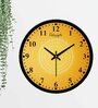 Round Multicolour Plastic Wall Clock