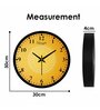Round Multicolour Plastic Wall Clock
