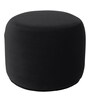 Serie-O Round Pouffe in Black Colour