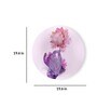 Round Purple Purple Beauty Of The Lotus Art Print