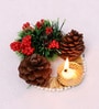 Round Redcherry Candle Holder