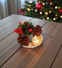 Round Redcherry Candle Holder