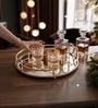 Gold Round Tray D Design