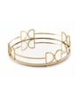 Gold Round Tray D Design