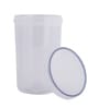 Round Twist Series 1.3 Litres Transparent Plastic Food Storage Container