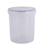Round Twist Series 1 Litre Transparent Plastic Food Storage Container