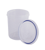 Round Twist Series 1 Litre Transparent Plastic Food Storage Container