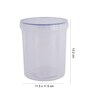 Round Twist Series 1 Litre Transparent Plastic Food Storage Container