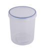 Round Twist Series 1 Litre Transparent Plastic Food Storage Container