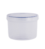 Round Twist Series 330ml Transparent Plastic Food Storage Container