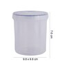 Round Twist Series 360Ml Transparent Plastic Food Storage Container