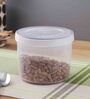 Round Twist Series 940Ml Transparent Plastic Food Storage Container