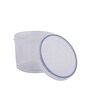 Round Twist Series 940Ml Transparent Plastic Food Storage Container