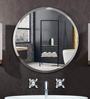 Transparent Glass Dramatic Wall Mirror