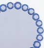 Round Wall Mirror in Blue Colour