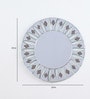 Round Wall Mirror in Silver Colour