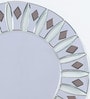 Round Wall Mirror in Silver Colour