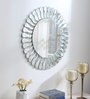 Round Wall Mirror in Silver Colour