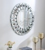 Round Wall Mirror in Silver Colour