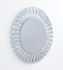 Round Wall Mirror in Silver Colour