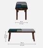 Rotava Sheesham Wood Bench In Scratch Resistant Rustic Teak Finish