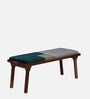 Rotava Sheesham Wood Bench In Scratch Resistant Rustic Teak Finish