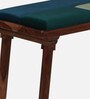 Rotava Sheesham Wood Bench In Scratch Resistant Rustic Teak Finish