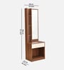 Rova Dressing Unit In Walnut Finish