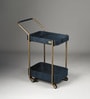 Rover Rectangular Bar Trolley In Blue Colour