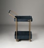 Rover Rectangular Bar Trolley In Blue Colour