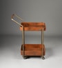 Rover Rectangular Bar Trolley In Tan Colour