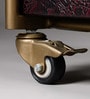 Rover Round Bar Trolley In Burgundy Colour Rover Round Bar Trolley In Burgundy Colour