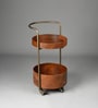 Rover Round Bar Trolley In Tan Colour