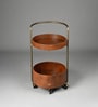Rover Round Bar Trolley In Tan Colour