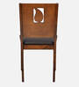 Rover Solid Wood 6 Seater Dinning Table In Walnut Brown Finish