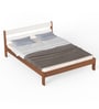 Roverb Queen Size Bed in Walnut Finish