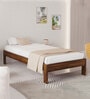 Roverb Single Size Bed In Brown Maple Colour