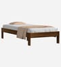 Roverb Single Size Bed In Brown Maple Colour