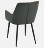 Rovo Velvet Fabric Chair In Brown Colour