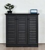 Rowan Shoe Cabinet in Light Charcoal Grey Finish