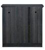 Rowan Shoe Cabinet in Light Charcoal Grey Finish
