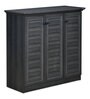 Rowan Shoe Cabinet in Light Charcoal Grey Finish