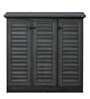 Rowan Shoe Cabinet in Light Charcoal Grey Finish