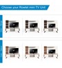 Rowlet TV Unit in Walnut & White Finish for TVs up to 42"