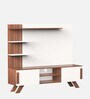 Rowlet TV Unit in Walnut & White Finish for TVs up to 42"